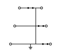 WAGO 870-557 Aardklem 3-etages 5 mm Spanveer Toewijzing: Terre Groen, Geel 50 stuk(s) - thumbnail