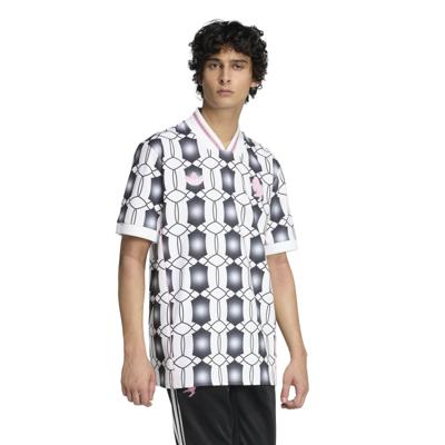 adidas Juventus Lifestyler T-Shirt Wit Zwart Roze