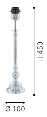 Eglo Klassieke tafellampBedworth rond nikkel - 49189