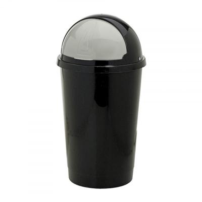 Afvalton bullit - 50 liter - zwart