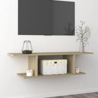 VidaXL Tv-wandmeubel 103x30x26,5 cm sonoma eikenkleurig - thumbnail
