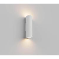 Artdelight Wandlamp Brest glad H 25 cm gips wit - thumbnail