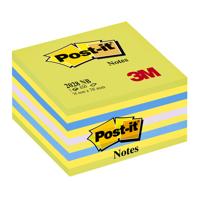 Post-it Notes kubus, 450 vel, ft 76 x 76 mm, blauw-groen tinten - thumbnail
