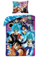 Dragon Ball Z Dekbedovertrek Super Sayens - 140 x 200 cm - Katoen - 70 x 90 cm - thumbnail