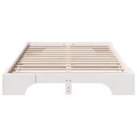 Bedframe Wit 140 x 190 cm Massief grenenhout - thumbnail