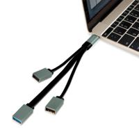 LogiLink UA0315 USB 3.0 (3.1 Gen 1) Type-C 5000Mbit/s naar 3x USB A - thumbnail