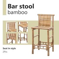 Barkrukken 2 st bamboe - thumbnail