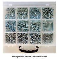 Bofix 219800 doos assortiment 12 vaks flensbouten en moeren - thumbnail
