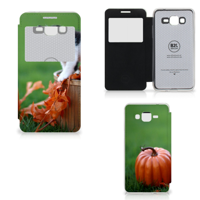 Samsung Galaxy Grand Prime Telefoonhoesje met Pasjes Kitten - thumbnail