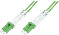 Digitus DK-2533-10-5 Glasvezel Optische vezel Aansluitkabel 10.00 m Groen [1x LC-stekker - 1x LC-stekker] 50/125 µ Multimode - thumbnail