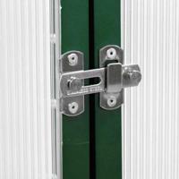 VidaXL Tuinkas met basisframe 169x114x202 cm aluminium groen - thumbnail