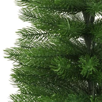 Kunstkerstboom met standaard smal 210 cm PE