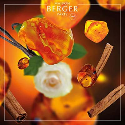 Parfumverspreider met sticks Cube 125ml Amber Powder - thumbnail
