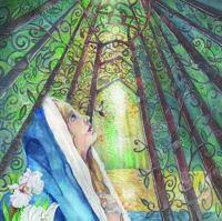 Wenskaart Devotie met Iris (Set van 3) - thumbnail