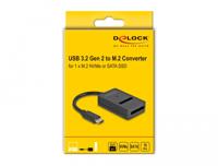 Delock 64198 Interface-converter [1x M2, SATA - 1x USB-C] - thumbnail