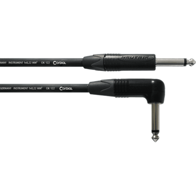Cordial ECL CPI9PR Jack/haakse jack kabel 9m