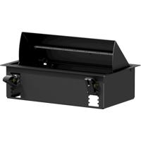 Caymon CASY028/B in-tafel chassis, 8 modules breed, zwart - thumbnail