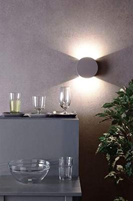 Deko Light Lupe II 341181 LED-wandlamp LED vast ingebouwd Energielabel: G (A - G) 6.2 W LED Grijs