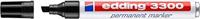 Edding permanent marker e-3300 zwart - thumbnail