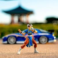JADA TOYS Street Fighter 1993 Mazda RX7 met Chun-Li figuur Kant-en-klaar model Personenauto (model) - thumbnail