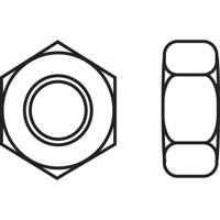 TOOLCRAFT 888714 Zeskantmoeren M1.4 DIN 934 Staal 1 stuk(s) - thumbnail
