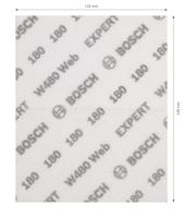 Bosch Accessoires EXPERT Schuurvel Web W480 115 x 140 mm, G180, 2x - 2608902382 - thumbnail