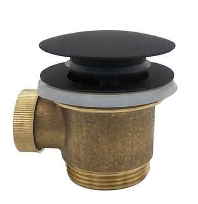 Losse Clickwaste Wiesbaden Luxe Compleet 5/4 tbv Vrijstaand Bad Mat Zwart