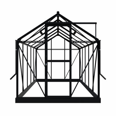 Tuinkas Mary III zwart 3 mm veiligheidsglas Royal Well - Royal well