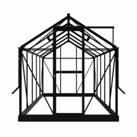 Tuinkas Mary III zwart 3 mm veiligheidsglas Royal Well - Royal well - thumbnail