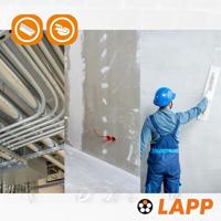 LAPP 4520921/100 Enkele ader H07V-K 1 x 1.5 mm² Donkerblauw-wit 100 m - thumbnail