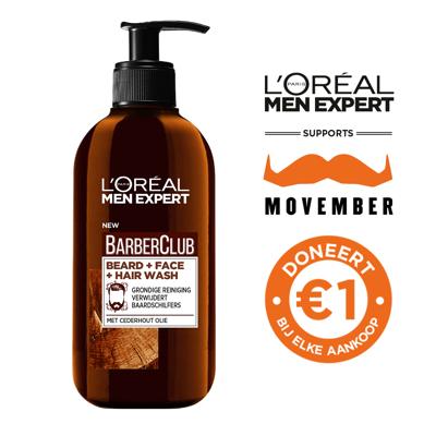 L&apos;Oréal Paris Men Expert BarberClub Baard, Gezicht & Haar Wash