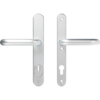 AXA | Veiligheidsbeslag Oval Plus | Smal kruk U | PC92 | Anti-kerntrek | Aluminium naturel AXA | Veiligheidsbeslag Oval Plus | Smal kruk U | PC92 | Anti-kerntrek | Aluminium naturel