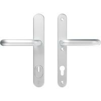 AXA | Veiligheidsbeslag Oval Plus | Smal kruk U | PC92 | Anti-kerntrek | Aluminium naturel - thumbnail