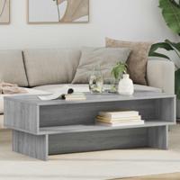 Salontafel Grijs Sonoma 100 x 46 x 35 cm Bewerkt hout - thumbnail