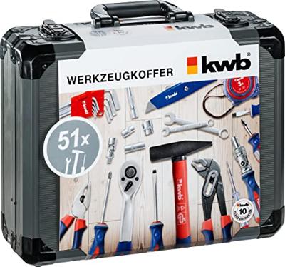 kwb 370740 Gereedschapskoffer (gevuld) 51-delig