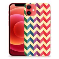 iPhone 12 Mini | TPU bumper | Zigzag Multi Color - thumbnail