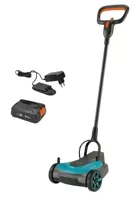 GARDENA 22/18V P4A Ready-To-Use Set Accu-grasmaaier Accu Mulchfunctie, Incl. accu, Instelbare maaihoogte, Incl. oplader 18 V Snijbreedte max. 22 cm - thumbnail