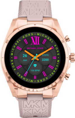 Michael Kors Gen 6 Bradshaw Display MKT5150 Rosé/Roze 44mm