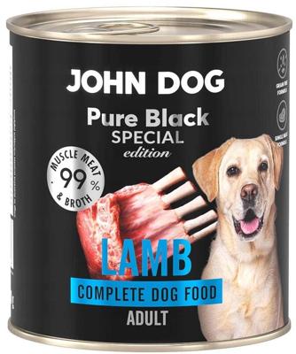 JOHN DOG Pure Black Special Edition Lamb - natvoer voor honden - 800g