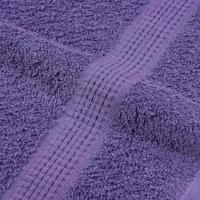 Saunahanddoeken 2 st 80x200 cm 360 g/m 100% katoen paars - thumbnail