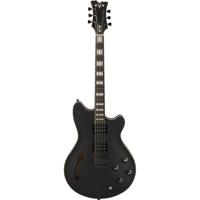 EVH SA-126 Special Stealth Black semi-akoestische gitaar met koffer - thumbnail
