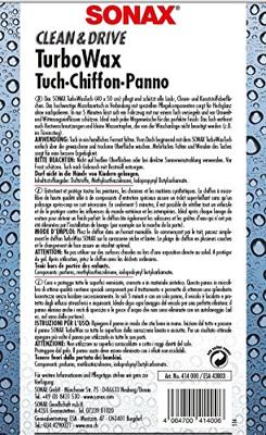 SONAX lak conservering "clean & drive turbowax" clean & drive cloth