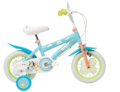 Kinderfiets Bluey 12" Blauw Groen