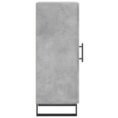 Dressoir 34,5x34x90 cm bewerkt hout betongrijs