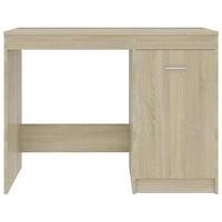 Bureau 100x50x76 cm bewerkt hout sonoma eikenkleurig - thumbnail