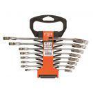 Bahco 1RM/SH8 Steek-ringratelsleutelset Sleutelbreedte (metrisch) 8 - 19 mm - thumbnail