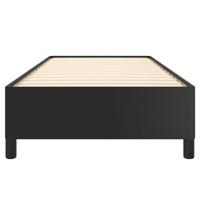 Bedframe kunstleer zwart 90x200 cm - thumbnail