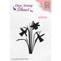 Nellie's Choice • silhouet clear stempels daffodil - thumbnail