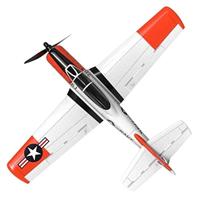 Volantex T-28 Trojan 400mm vliegtuig RTF - thumbnail