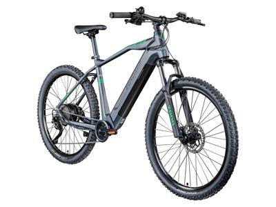 Zündapp Elektrische mountainbike Z808 650B (grijs/groen / 27,5 inch)